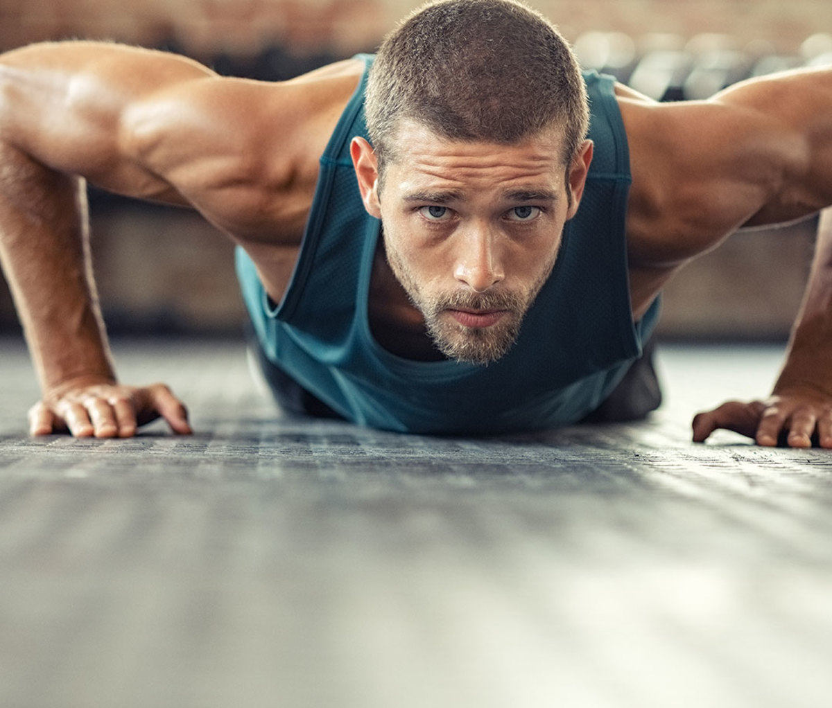 Chest and triceps workout Dowel Rod Pushup Pharmafoodhealth